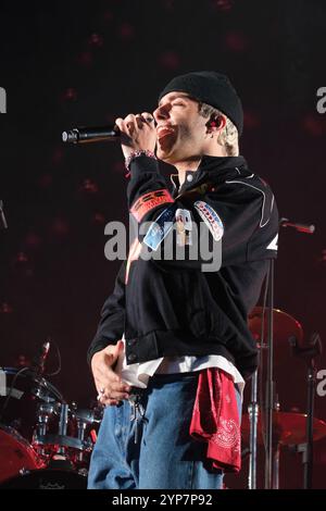 Madrid, Spain. 28th Nov, 2024. Alvaro De Luna during the lighting of the Christmas 2024 lights at the Puerta del Sol, on 28 November, 2024 in Madrid, Spain. Credit: Sipa USA/Alamy Live News Stock Photo