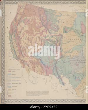 Gray's Geological Map of the United States Cartographic. Atlases, Maps ...