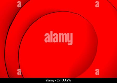 Abstract spiral lines on a red background Stock Photo