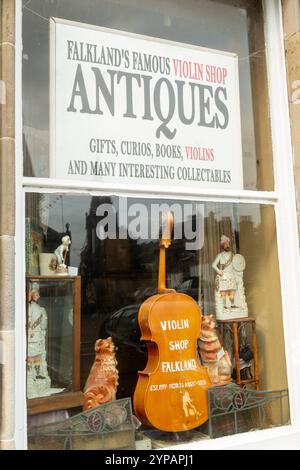 The famous violin shop in Falkland, Fife, Scotland, Britain Stock Photo