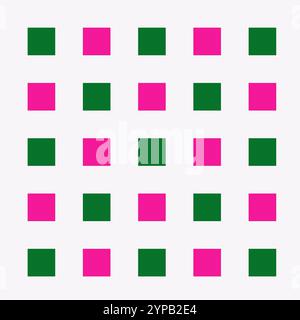 Green bright Grid Squares pattern. Panoramic background square ...