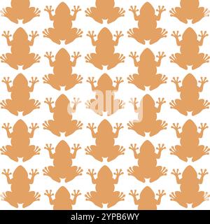 Common Coqui Frog Background. Vector Illustration. Stock Vector