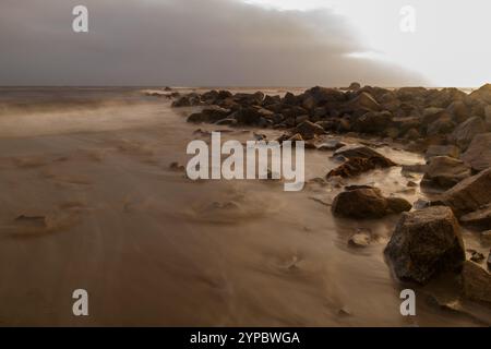 galway bay from silverstand barna county galway Stock Photo