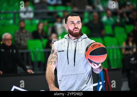 Athens, Athens, Greece. 29th Nov, 2024. 55 MIKE JAMES of AS Monaco plays during the Euroleague, Round 12 match between Panathinaikos AKTOR Athens and AS Monaco at OAKA Altion Arena in Athens, Greece, on November 29, 2024. (Credit Image: © Stefanos Kyriazis/ZUMA Press Wire) EDITORIAL USAGE ONLY! Not for Commercial USAGE! Credit: ZUMA Press, Inc./Alamy Live News Stock Photo