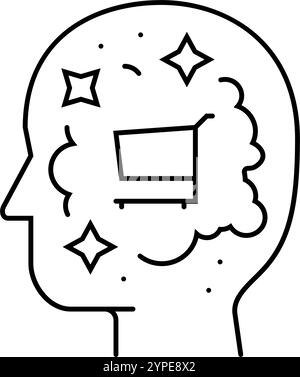 consumer needs consumer behavior line icon vector illustration Stock ...