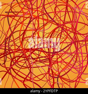 Vector background with moving colorful lines. Bright background of curves lines with a lot of colors. Stock Vector