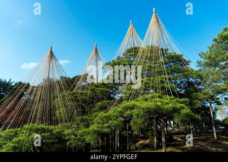 Kenrokuen Garden in Kanazawa (Ishikawa Prefecture Japan) Stock Photo