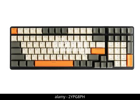 Computer keyboard isolated on white background Stock Photo
