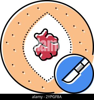 excision surgery line icon vector illustration Stock Vector Image & Art ...