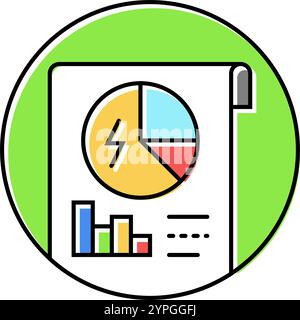 energy audits color icon vector illustration Stock Vector Image & Art ...