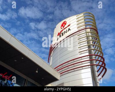 Birmingham, England, UK - 16 March 2024: Exterior view of the Resorts World Arena at the NEC National Exhibition Centre Stock Photo