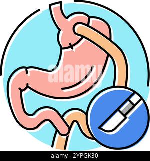 bypass surgery surgery color icon vector illustration Stock Vector ...