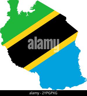 Tanzania Black Outline Silhouette Map Stock Vector Image & Art - Alamy