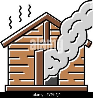 finnish sauna line icon vector illustration Stock Vector Image & Art ...
