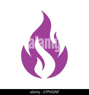 Versatile Fire Vector for Logos, Promotions, Websites, Marketing, Games and Packaging Stock Vector