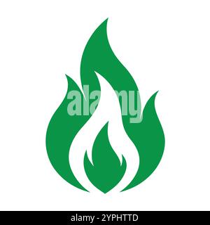 Versatile Fire Vector for Logos, Promotions, Websites, Marketing, Games and Packaging Stock Vector