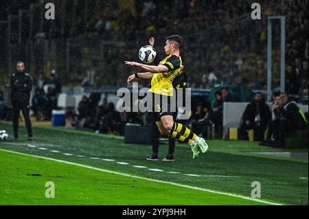 Stavros Pilios #3 of AEK Athens F.C. celebrates his goal during the ...