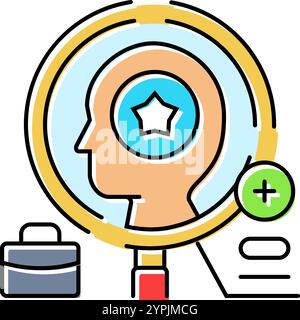 continuous improvement modern business line icon vector illustration ...