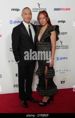 New York City. 25th Nov, 2024. NEW YORK, NEW YORK - NOVEMBER 25: US actor Ken Leung attend the 52nd International Emmy Awards at the New York Hilton on November 25, 2024, in New York City. The evening celebrated global talent and excellence in television, drawing stars from around the world. (Credit: Giada Papini Rampelotto/EuropaNewswire)./dpa/Alamy Live News Stock Photo