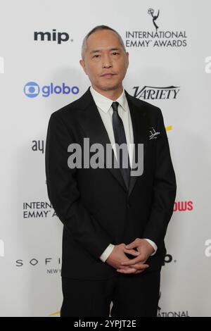 New York City. 25th Nov, 2024. NEW YORK, NEW YORK - NOVEMBER 25: US actor Ken Leung attend the 52nd International Emmy Awards at the New York Hilton on November 25, 2024, in New York City. The evening celebrated global talent and excellence in television, drawing stars from around the world. (Credit: Giada Papini Rampelotto/EuropaNewswire)./dpa/Alamy Live News Stock Photo