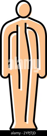 meridian pathways acupuncture line icon vector. meridian pathways ...