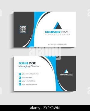 Corporate Business card Template design Stock Vector