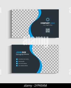 Corporate Business card Template design Stock Vector
