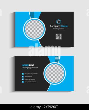 Corporate Business card Template design Stock Vector