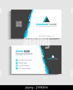 Corporate Business card Template design Stock Vector