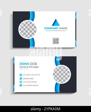 Corporate Business card Template design Stock Vector