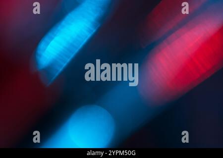 Abstract background of blue and red light Stock Photo