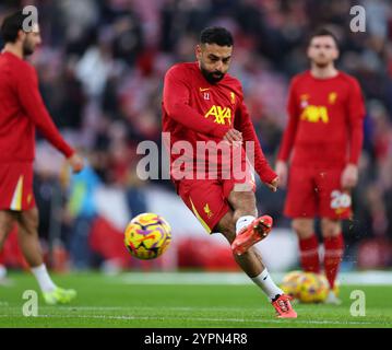 Liverpool, UK. 1st Dec, 2024. Liverpool's Mohamed Salah during the Premier League match at Anfield, Liverpool. Picture credit should read: Simon Bellis/Sportimage Credit: Sportimage Ltd/Alamy Live News Stock Photo