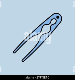 Nutcracker pliers vector icon. Kitchen appliances. Graph symbol for cooking web site design, logo, app, UI Stock Vector