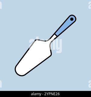 Cake and pie server utensil vector icon. Kitchen appliances. Graph symbol for cooking web site design, logo, app, UI Stock Vector