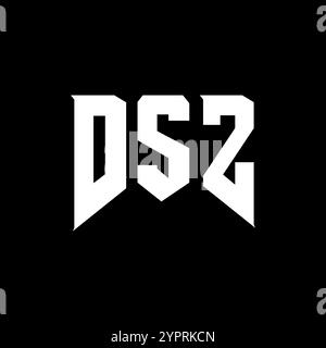 DSZ letter logo design for technology company. DSZ logo design black ...