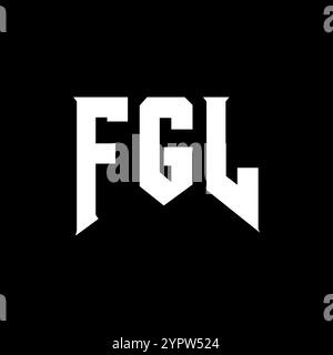 FGL letter logo design for technology company. FGL logo design black ...