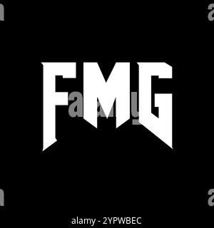 FMG letter logo design for technology company. FMG logo design black ...