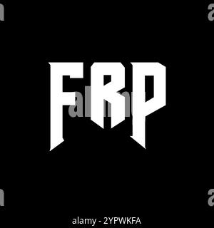 FRP letter logo design for technology company. FRP logo design black ...