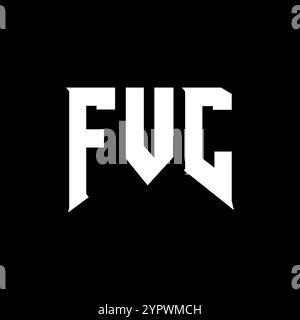 FVC letter logo design for technology company. FVC logo design black ...