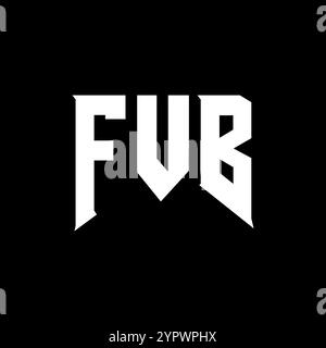 FVB letter logo design for technology company. FVB logo design black ...