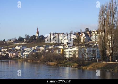 The suburban neighbourhood of Hoengg in the city of Zurich, Sitzerland ...