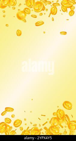 Scattered Golden Coins vector illustration Stock Vector Image & Art - Alamy