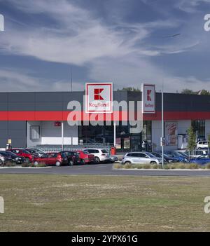 Nitra, Slovakia, October, 6, 2023 : Kaufland supermarket. Kaufland is a German hypermarket chain, part of the Schwarz Gruppe which also owns Lidl, Eur Stock Photo