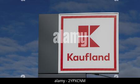 Nitra, Slovakia, October, 6, 2023 : Kaufland supermarket. Kaufland is a German hypermarket chain, part of the Schwarz Gruppe which also owns Lidl, Eur Stock Photo