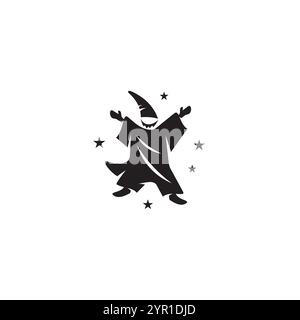 Wizard logo or icon design Stock Vector