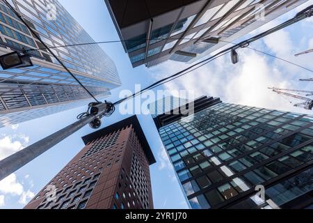 Financial District, Frankfurt, Germany Stock Photo