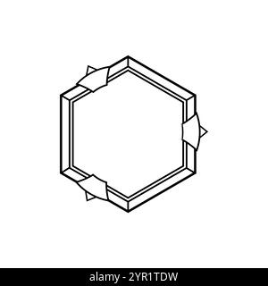 Mystic hexagon with alchemical and sacred symbols Stock Vector Image ...