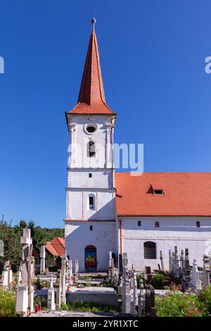 Holy Trinity Church, Sibiel, Transylvania, Romania Stock Photo