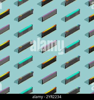 RAM memory card pattern seamless. Random access memory background. Computer component DDR ornament Stock Vector