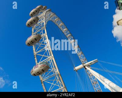 The London Eye observation wheel, London, UK Stock Photo
